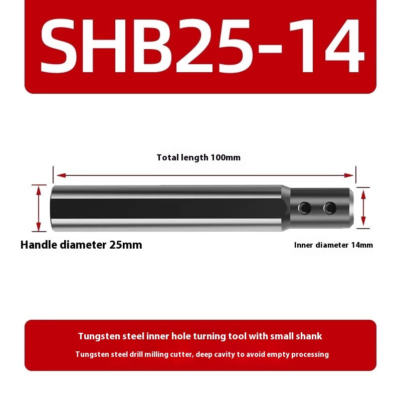 2089- CNC Lathe Small Hole Tool Sleeve SHB-25 - Small Diameter Tool Holder Inner Hole Jacket Round Handle Shandong Denso Pricision Tools Co.,Ltd.